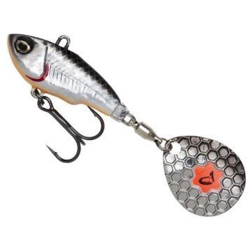 Spinnertail Savage Gear Fat Tail Sinking, Dirty Silver, 5.5cm, 9g