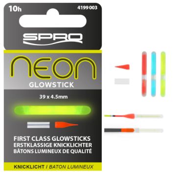 Starleti Spro Neon Clip, Green-Yellow, 3.9x0.45cm