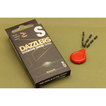 Stopper Silicon OMC Tackle Dazzlers Dog Bone Sinkers, 9buc/blister