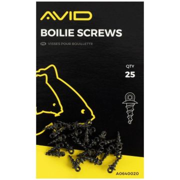 Surub din Plastic Avid Carp Boilie Screws, 25bucplic