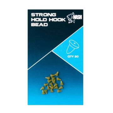 Opritoare de Carlig Nash Strong Hold Hook Bead, 20buc/plic Verde
