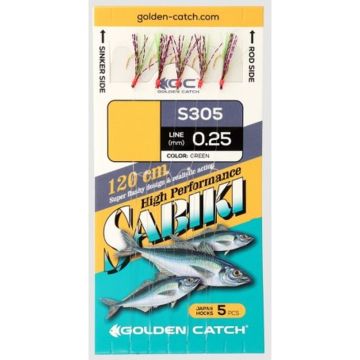 Taparine Golden Catch Sabiki, Green, 10buc/plic