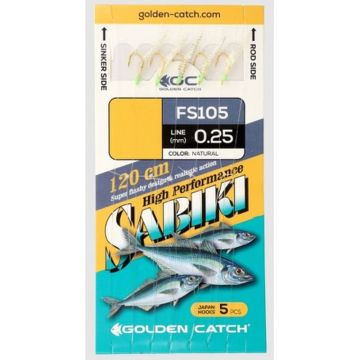 Taparine Golden Catch Sabiki, Natural, 10buc/plic