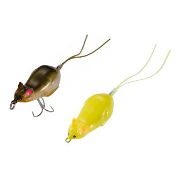 Naluca Tiemco Wild Mouse Mini Hard, 03 Clear Yellow, 3.5cm, 2.5g