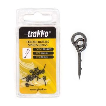Spin de Momeala Trakko Boilie Spike and Ring, 10buc/plic