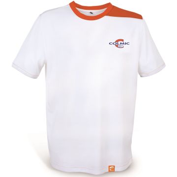 Tricou Colmic T-Shirt White/Orange