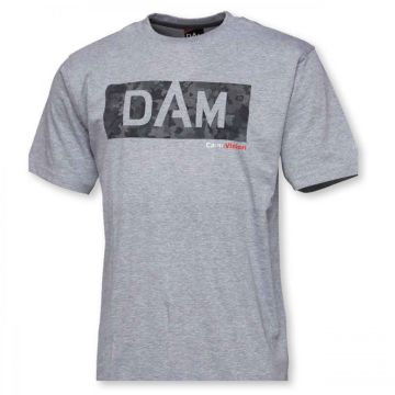 Tricou DAM Logo T-Shirt, Grey