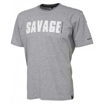 Tricou Savage Gear Simply, Light Grey