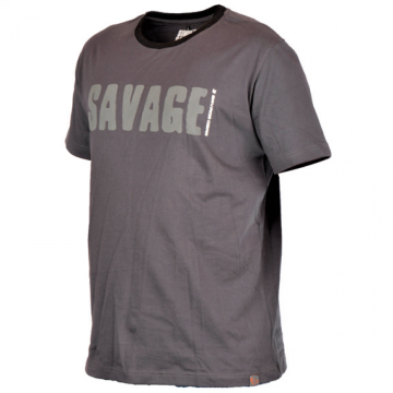 Tricou Savage Gear Simply Savage Gri