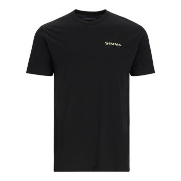 Tricou Simms Bass Outline T-Shirt Black