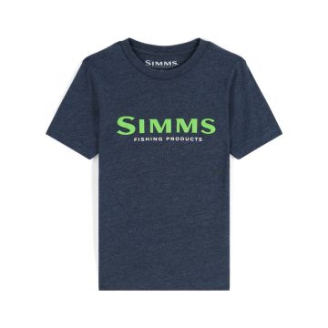 Tricou Simms Kid's Logo T-Shirt Harbor Blue