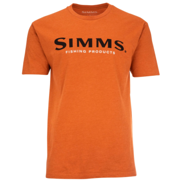 Tricou Simms Logo T-Shirt, Adobe Heather