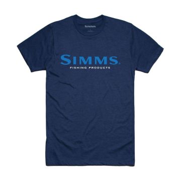 Tricou Simms Logo T-Shirt, Dark Moon Heather