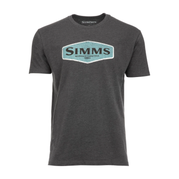 Tricou Simms Logo T-Shirt, Titanium Heather