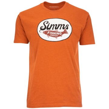 Tricou Simms Trout Wander T-Shirt, Adobe Heather