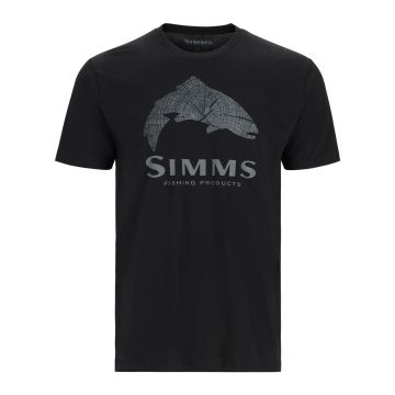 Tricou Simms Wood Trout Fill T-Shirt, Black