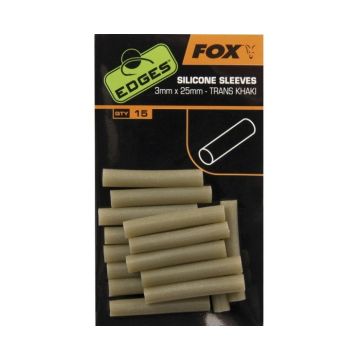 Tub FOX Silicone Sleeves, 3x25mm, 15buc/plic