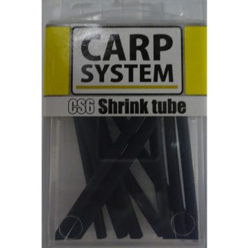 Tub Termocontractabil Carp System Shrink Tube, Negru, 10buc/cutie