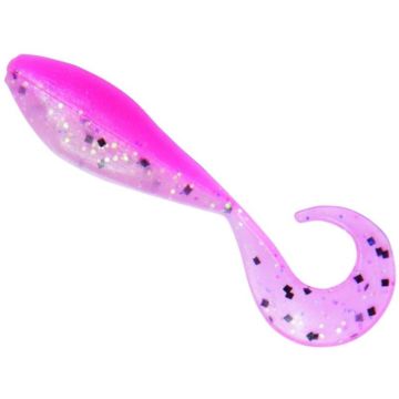Twister Bass Assassin Curly Shad, Pink Ghost, 5cm, 10buc/plic