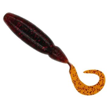 Twister Biwaa Tailgunr Curly, Culoare 012 Bloodworm Texas Craw, 6.3cm, 8bucplic
