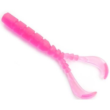 Twister Mustad Aji Chiki, UV Clear Pink, 4.3cm, 13ucplic