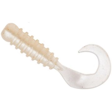 Twister Owner Rock'N Bait Cultiva Ring Single Tail, White, 3.5cm, 0.4g, 12buc/plic