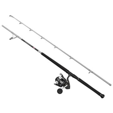 Combo Penn Lanseta Pursuit V Boat Spinning, 2.13m, 2buc + Mulineta Pursuit V, 8000