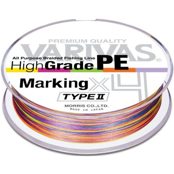 Fir Textil Varivas High Grade PE Marking X4, Multicolor, 150m
