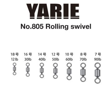Vartej Yarie Jespa 805 Rolling Swivel Black, 15buc/plic