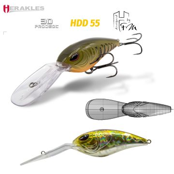 Vobler Herakles HDD-55 Floating, Alburno Flash, 27g, 7.2cm 