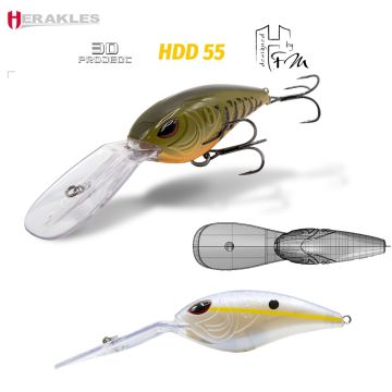Vobler Herakles HDD-55 Floating, Sexy Shad, 27g, 7.2cm 