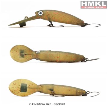 Vobler HMKL K-II Minnow 40 Bottom, Bropum, 4cm, 3.3g