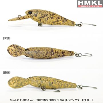 Vobler HMKL Shad 45F Trout Area, Topping Food Glow, 4.5cm, 2.7g