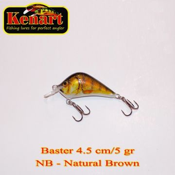 Vobler Kenart Baster Sinking, Natural Brown, 4.5cm, 5g