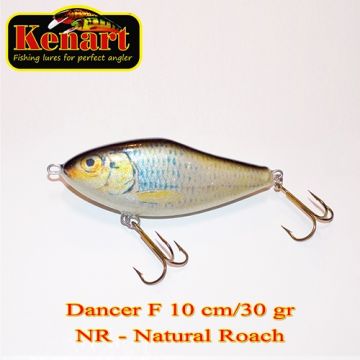 Vobler Kenart Dancer Floating, Natural Roach, 10cm, 30g