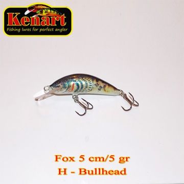 Vobler Kenart Fox Floating, Bullhead, 5cm, 5g