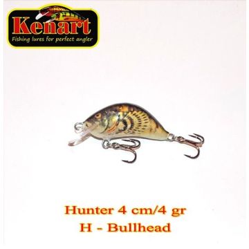 Vobler Kenart Hunter 4S Sinking, Culoare H, 4cm, 5g