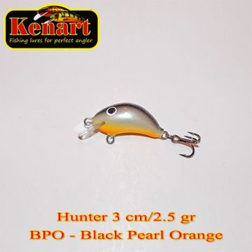 Vobler Kenart Hunter Black Pearl Orange 3cm 2.5g