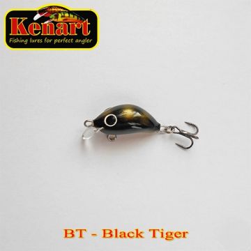 Vobler Kenart Hunter Floating, Black Tiger, 2cm, 1.5g