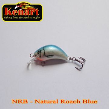 Vobler Kenart Hunter Floating, Natural Roach Blue, 3cm, 2.5g