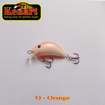 Vobler Kenart Hunter Floating, Orange, 4cm, 4g