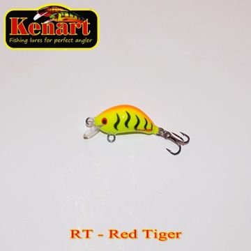 Vobler Kenart Hunter Floating, Red Tiger, 2cm, 1.5g