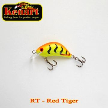 Vobler Kenart Hunter Floating, Red Tiger, 4cm, 4g