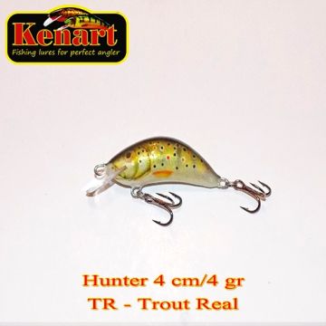 Vobler Kenart Hunter Floating, Trout Real, 4cm, 4g