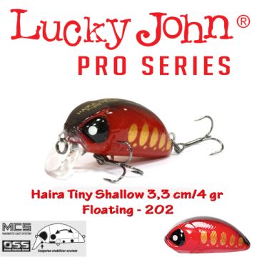 Vobler Lucky John Haira Tiny Shallow 33F 3.3cm 4g 202