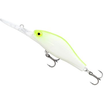 Vobler Rapala Shadow Rap Jack Deep, Silver Fluorescent Chartreuse UV (SFCU), 7cm, 10g