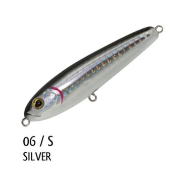 Vobler Rapture Dexter Sinking, Silver, 7.5cm, 28g