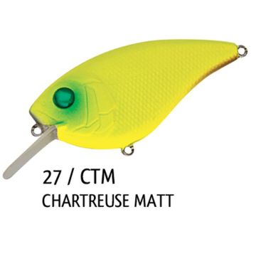 Vobler Rapture Flat Shacker Floating, Chartreuse Matt, 7cm, 15.5g