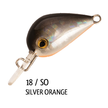 Vobler Rapture Pro Hot Buzz Sinking, Silver Orange, 2.5cm, 3g