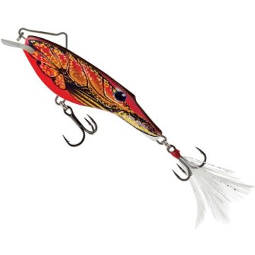Vobler Salmo Rail Shad Floating RB6S, Culoare Fire Craw, 6cm, 14g